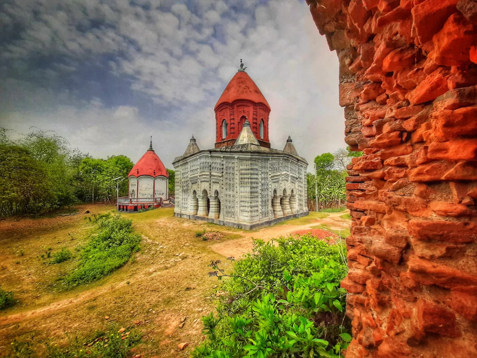 নলডাঙ্গা মন্দির প্রাঙ্গণ